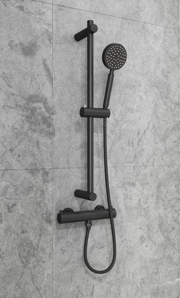 AKTIE Doucheset thermostatisch douchemengkraan met glijstang, Verzenden, Douche
