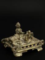 Autel miniatuur - Shiv Parivar - Brons - India - 17e eeuw -