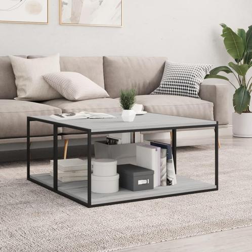 vidaXL Wandschappen 4 st 80x40x1,5 cm bewerkt hout grijs, Huis en Inrichting, Woonaccessoires | Wandplanken en Boekenplanken, Nieuw