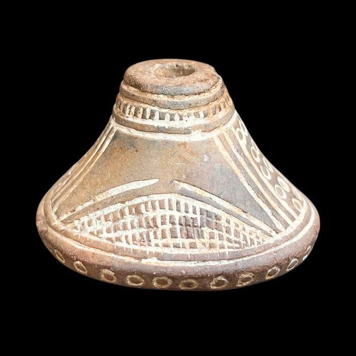 Precolumbiaanse Malacate Terracotta Spinsteen of malacate -, Collections, Minéraux & Fossiles