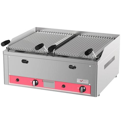 Lavasteengrill | Gas | Oppervlak 600x500 (Staal) | 8kW |, Zakelijke goederen, Horeca | Keukenapparatuur, Nieuw in verpakking, Verzenden