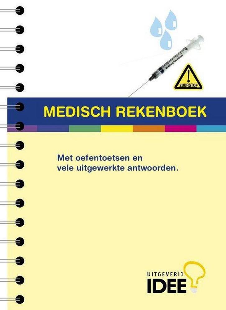 Medisch Rekenboek - Uitgeverij IDEE 7436956412452, Boeken, Kunst en Cultuur | Beeldend, Gelezen, Verzenden