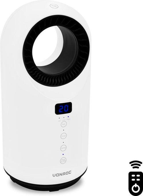 VONROC Elektrische kachel – ventilatorkachel - 1000W/1500W –, Doe-het-zelf en Bouw, Gereedschap | Overige machines, Ophalen of Verzenden