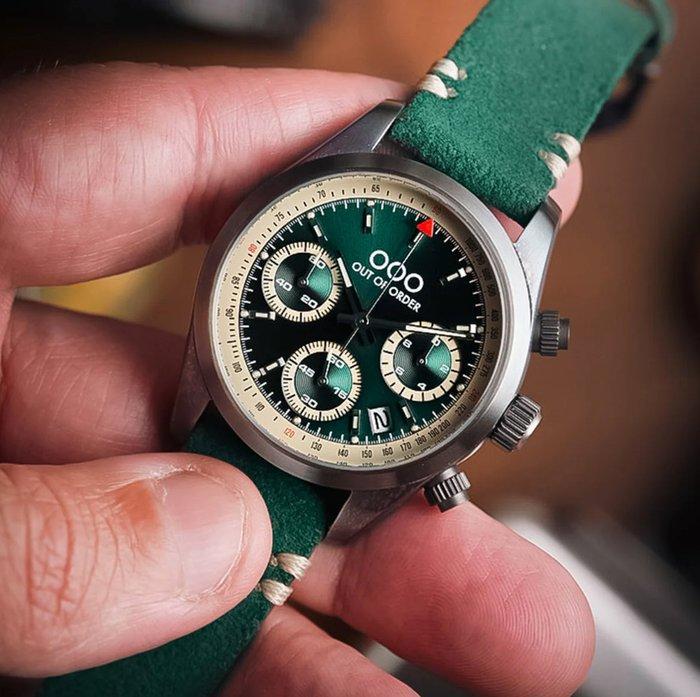 Out of Order - ROYAL GREEN SPORTY CRONOGRAFO - Zonder, Handtassen en Accessoires, Horloges | Heren