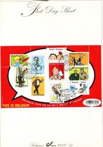 België 2012 - First Day Sheets (FDS) : volledige jaargang, Gestempeld