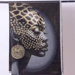 Kunstmatig portret - Golden Muse - Wandkleed - Wandtapijt -, Antiek en Kunst, Antiek | Tapijten, Tafelkleden en Textiel