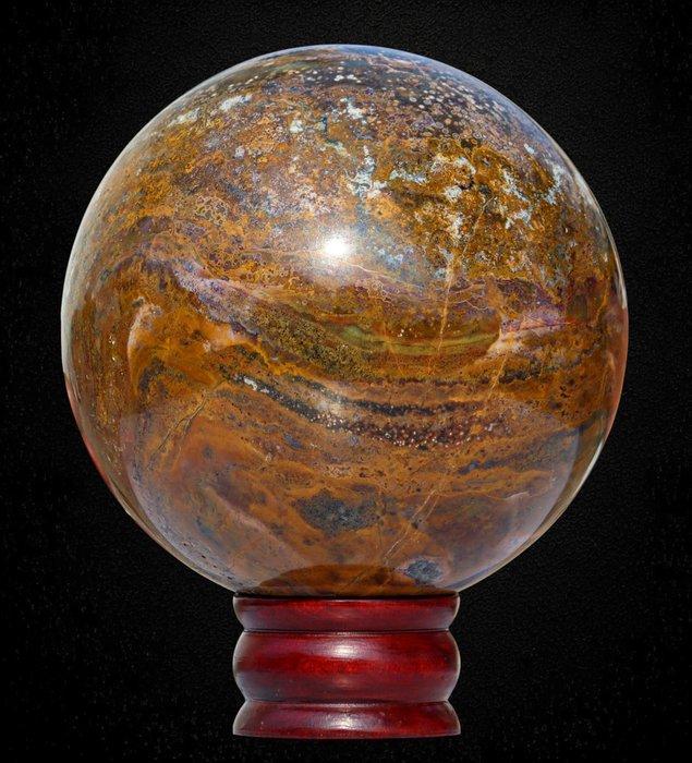 Chakra-balancerende Sarape Jasper - Weergavekwaliteit Bol -, Verzamelen, Mineralen en Fossielen