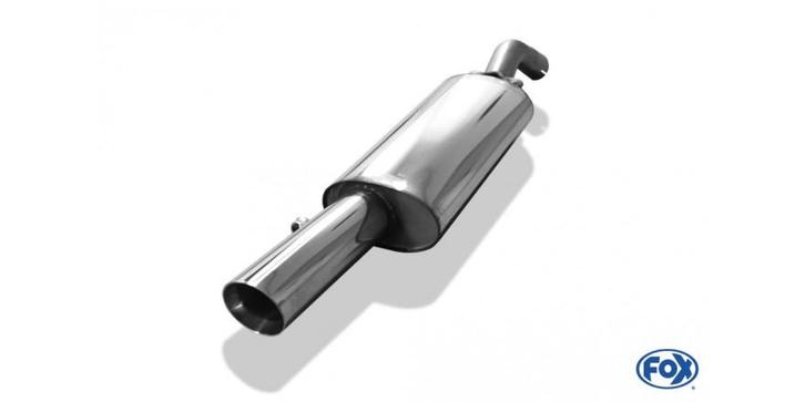 FOX VW Corrado G60 einddemper Ø63.5 - 1x90 type 25, Auto-onderdelen, Uitlaatsystemen, Nieuw, Verzenden