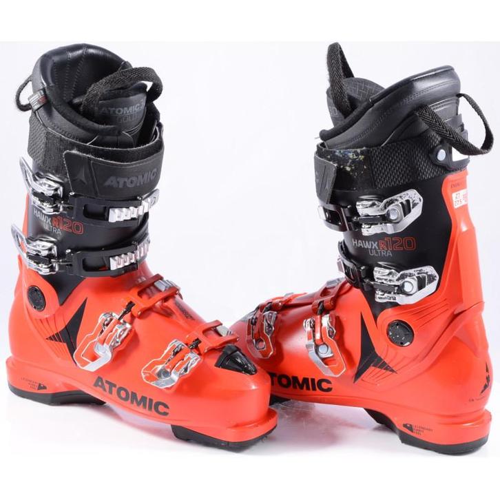 44,5 45 skischoenen ATOMIC HAWX ULTRA R120, RED/black, MEMOR, Sport en Fitness, Skiën en Langlaufen, Verzenden
