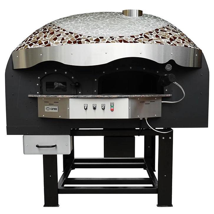 Roterende Pizzaoven | SERIE DRK (MOSAIC) | Hout | 9x Ø30cm, Zakelijke goederen, Horeca | Keukenapparatuur, Nieuw in verpakking