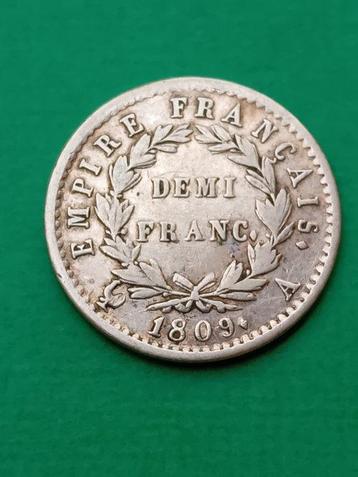 Frankrijk. Napoléon I (1804-1814). 1/2 Franc 1809-A, Paris beschikbaar voor biedingen