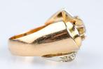 Ring - 18 karaat Geel goud - 0.33ct. tw. Diamant, Nieuw