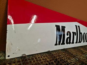 Emaille reclamebord Marlboro - Enseigne en émail - Émail