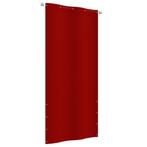 vidaXL Écran de balcon Rouge 100x240 cm Tissu Oxford, Verzenden
