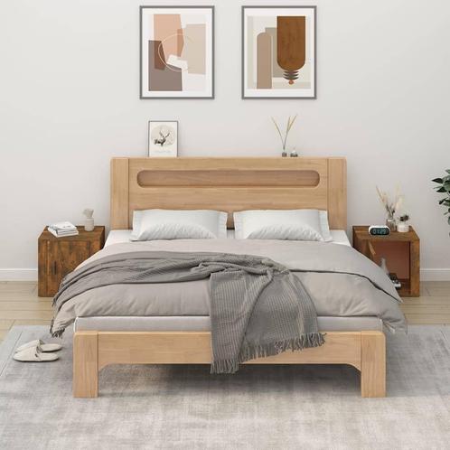 vidaXL Nachtkastjes 2 st 50x39x47 cm gerookt eikenkleurig, Huis en Inrichting, Kasten | Overige, Nieuw, Verzenden