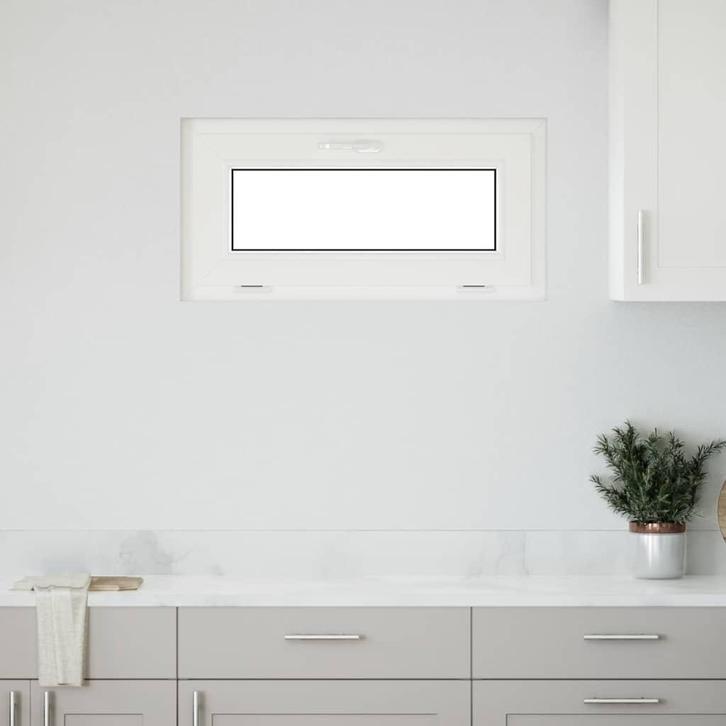 vidaXL Kelderraam RISOR 80x40 cm 2 glas kiepdraad, Doe-het-zelf en Bouw, Raamkozijnen en Schuifdeuren, Nieuw, Verzenden