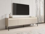 Meubella TV-Meubel Timoteo beige 190 cm, Nieuw, 150 tot 200 cm, Overige materialen, 25 tot 50 cm