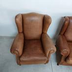 Keoma - Fauteuil (2) - Bergere - Leder, Hout, Huis en Inrichting, Nieuw