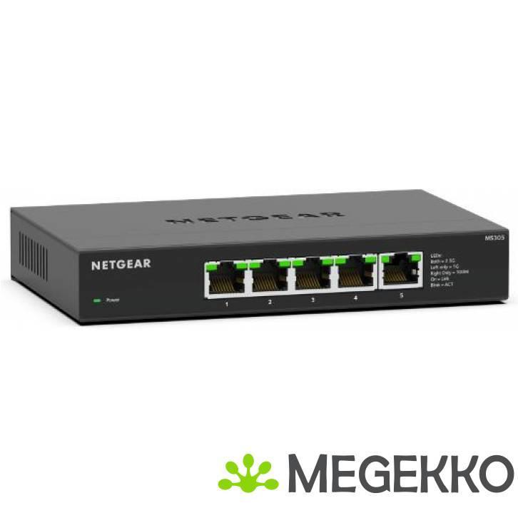 Netgear MS305-100EUS unmanaged netwerk-switch 2.5G, Computers en Software, Overige Computers en Software, Nieuw, Verzenden