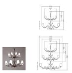 Objet Insolite - Lampe à suspendre - Altesse Triple - Bronze, Antiek en Kunst, Antiek | Verlichting