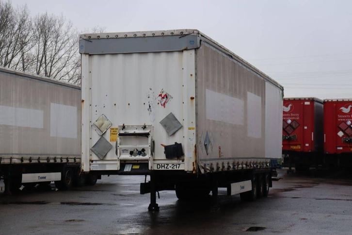 Veiling: Schuifzeiloplegger Krone SD 2017, Auto's, Vrachtwagens, Ophalen