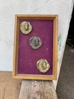 Wanddecoratie - Italië - Schilderij met drie bas-reliefs.