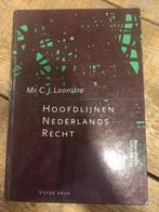 Hoofdlijnen Nederlands Recht 9789001551759, Boeken, Gelezen, Loonstra, Verzenden