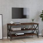 vidaXL Meuble TV Chêne fumé 100x40x50 cm Bois, Maison & Meubles, Tables | Tables de salon, Neuf, Verzenden