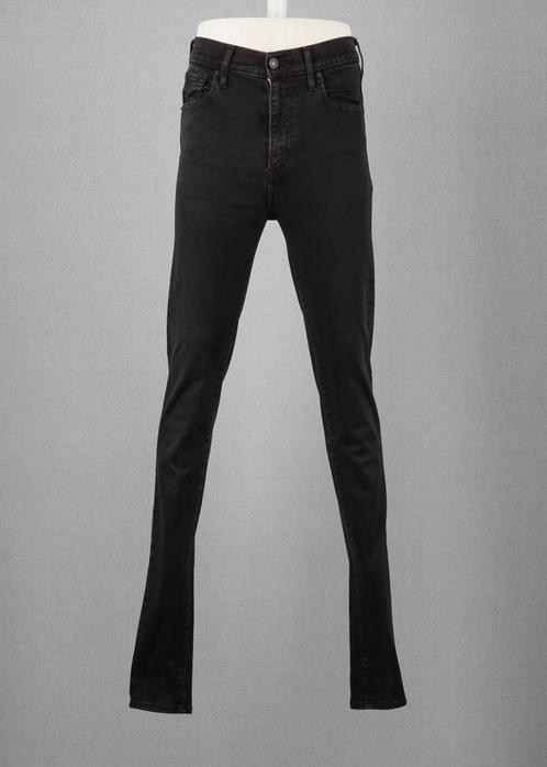 Vintage Straight, Skinny Levis Black size 22 / 31, Kleding | Heren, Spijkerbroeken en Jeans, Ophalen of Verzenden