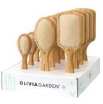 Olivia Garden Bamboo Touch Nylon Display 12 Stuks (Borstels), Nieuw, Verzenden