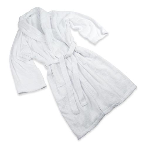 Peignoir Blanc Manches Raglan Coton GOTS Taille: M/XL, Huis en Inrichting, Slaapkamer | Beddengoed, Overige kleuren, Nieuw, Verzenden