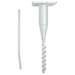 vidaXL Parasolvoet voor in de grond met stang 16x16x52 cm, Verzenden