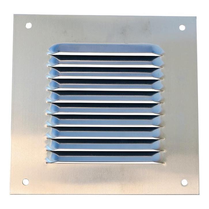 Schoepenrooster aluminium 150 x 150mm, Doe-het-zelf en Bouw, Ventilatie en Afzuiging, Nieuw, Verzenden