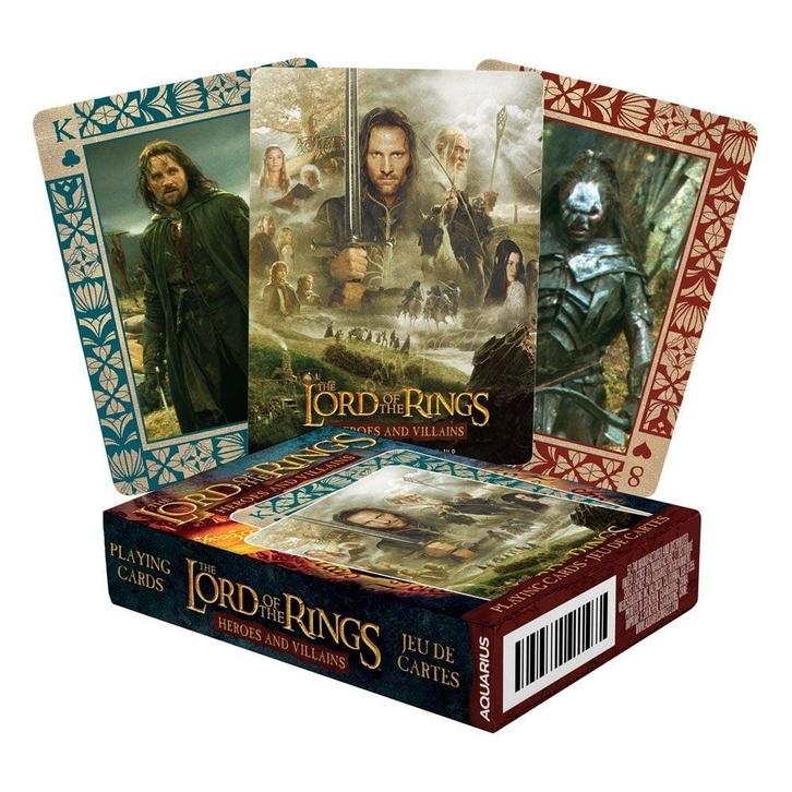 Lord of the Rings Speelkaarten Heroes and Villains, Hobby en Vrije tijd, Gezelschapsspellen | Kaartspellen, Nieuw, Ophalen of Verzenden