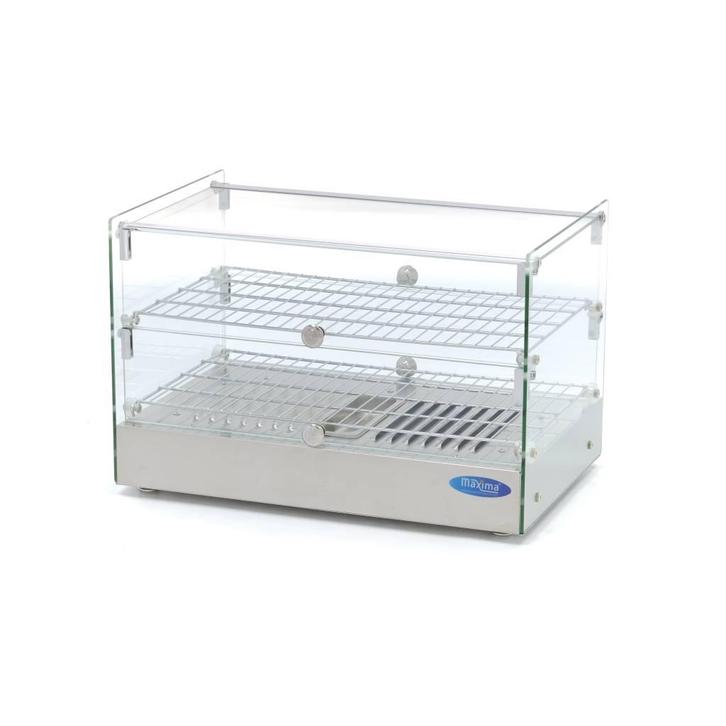 Warmhoudvitrine - 50 L - 55 cm - 2 Niveaus - Refurbished, Zakelijke goederen, Horeca | Keukenapparatuur, Nieuw in verpakking, Overige typen