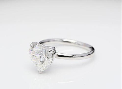 Sans Prix de Réserve - Bague - 14 carats Or blanc - 3.09ct., Handtassen en Accessoires, Ringen