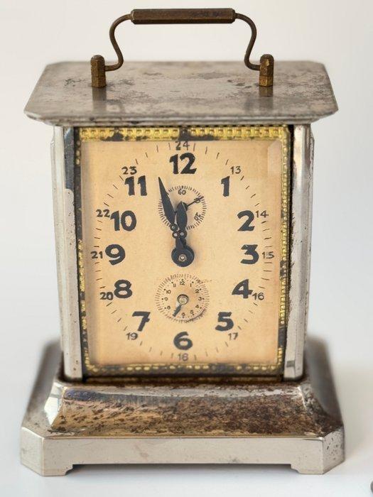 Reisklok - Horloge de voyage / pendulette d’officier, Antiquités & Art, Antiquités | Horloges