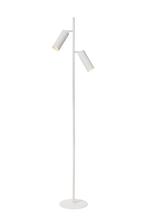 Lucide CLUBS - Vloerlamp - 2xGU10 - Wit, Huis en Inrichting, Lampen | Vloerlampen, Verzenden, Nieuw