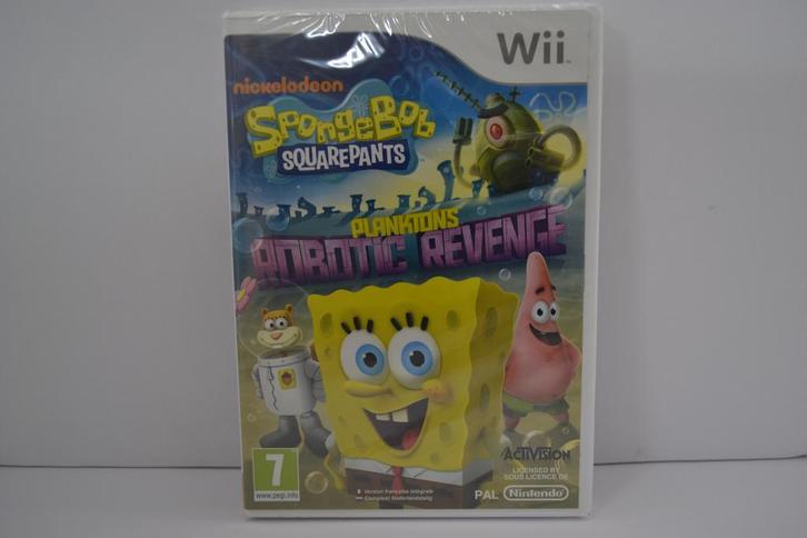 Spongebob Squarepants - Planktons Robotic Revenge - SEALED, Games en Spelcomputers, Games | Nintendo Wii U