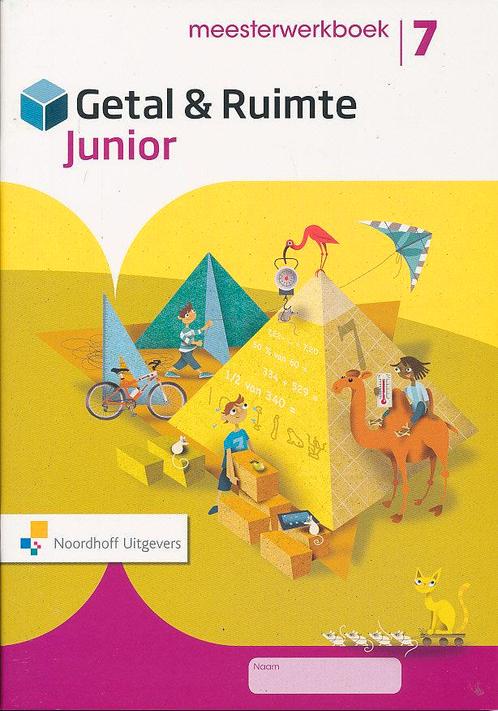 Getal en Ruimte Junior meesterwerkboek groep 7 (per stuk), Livres, Livres scolaires, Envoi