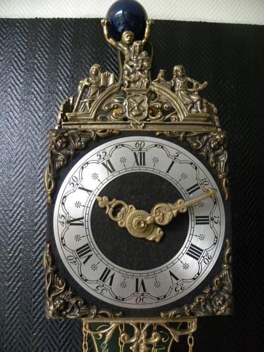 Zaandam/Zaanse klok - Hout, Glas, Koper - 1970-1980, Antiek en Kunst, Antiek | Klokken