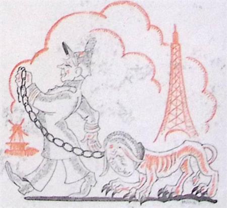 Het Schaap gevangen (lijst optie, Lithos), Antiek en Kunst, Kunst | Litho's en Zeefdrukken, Verzenden