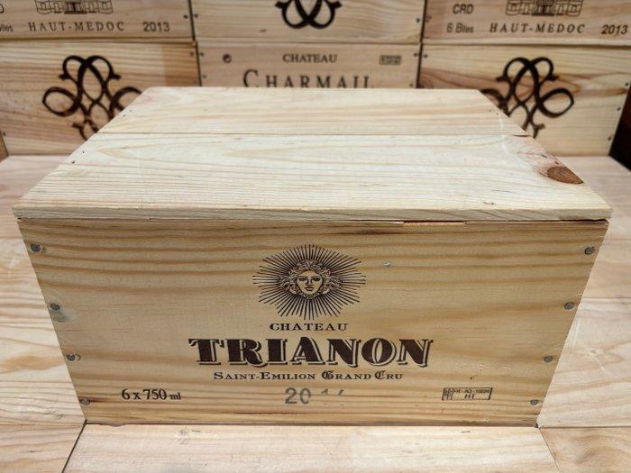 2014 Chateau Trianon - Saint-Émilion Grand Cru - 6 Flessen, Verzamelen, Wijnen