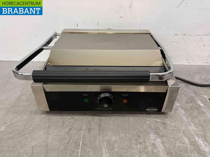RVS Combisteel Contactgrill Paninigrill Geribbeld 230V, Zakelijke goederen, Horeca | Keukenapparatuur, Ophalen of Verzenden