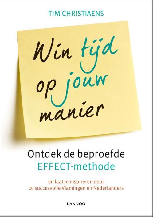 Win tijd op jouw manier 9789020995978 Tim Christiaens, Boeken, Psychologie, Zo goed als nieuw, Verzenden