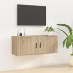 vidaXL Tv-wandmeubel 100x34,5x40 cm sonoma eikenkleurig, Huis en Inrichting, Kasten |Televisiemeubels, Verzenden, Nieuw