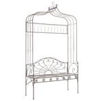 vidaXL Tuinbank 122 cm ijzer antiekbruin, Tuin en Terras, Tuinsets en Loungesets, Verzenden, Nieuw