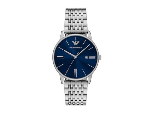 Emporio Armani AR11674 - Polshorloge - 39mm met blauwe, Huis en Inrichting, Woonaccessoires | Overige, Nieuw, Verzenden
