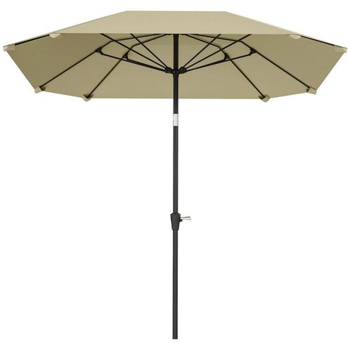 TRUUSK Parasol Ø233 cm - Met Knikfunctie - Windbestendig - S, Tuin en Terras, Parasols, Verzenden