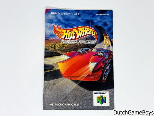 Nintendo 64 / N64 - Hot Wheels - Turbo Racing - EUR - Manual, Games en Spelcomputers, Games | Nintendo 64, Gebruikt, Verzenden